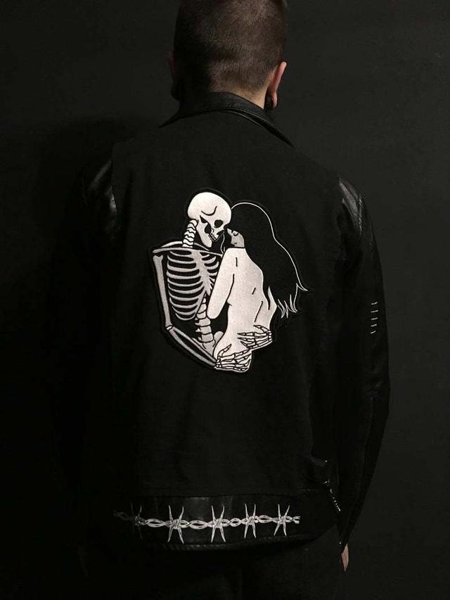 Love and Death Embrace Large Jacket Patch